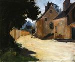 Village street Louveciennes 1872